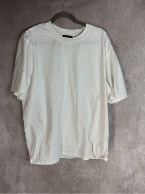 Naadam The Tee Cotton Short‎ Sleeve In White Men's Size XL